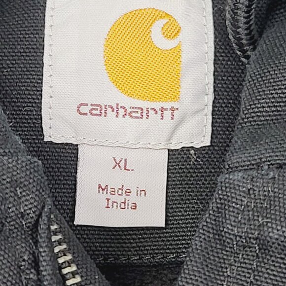 Carhartt Men's Black Sleeveless Duck Hooded Classic Basic Vest Size XL - Picture 6 of 9